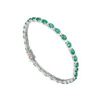 Bracelet Crivelli SMERALDO in Or blanc Smeraldo 421-BR-OV-4-3